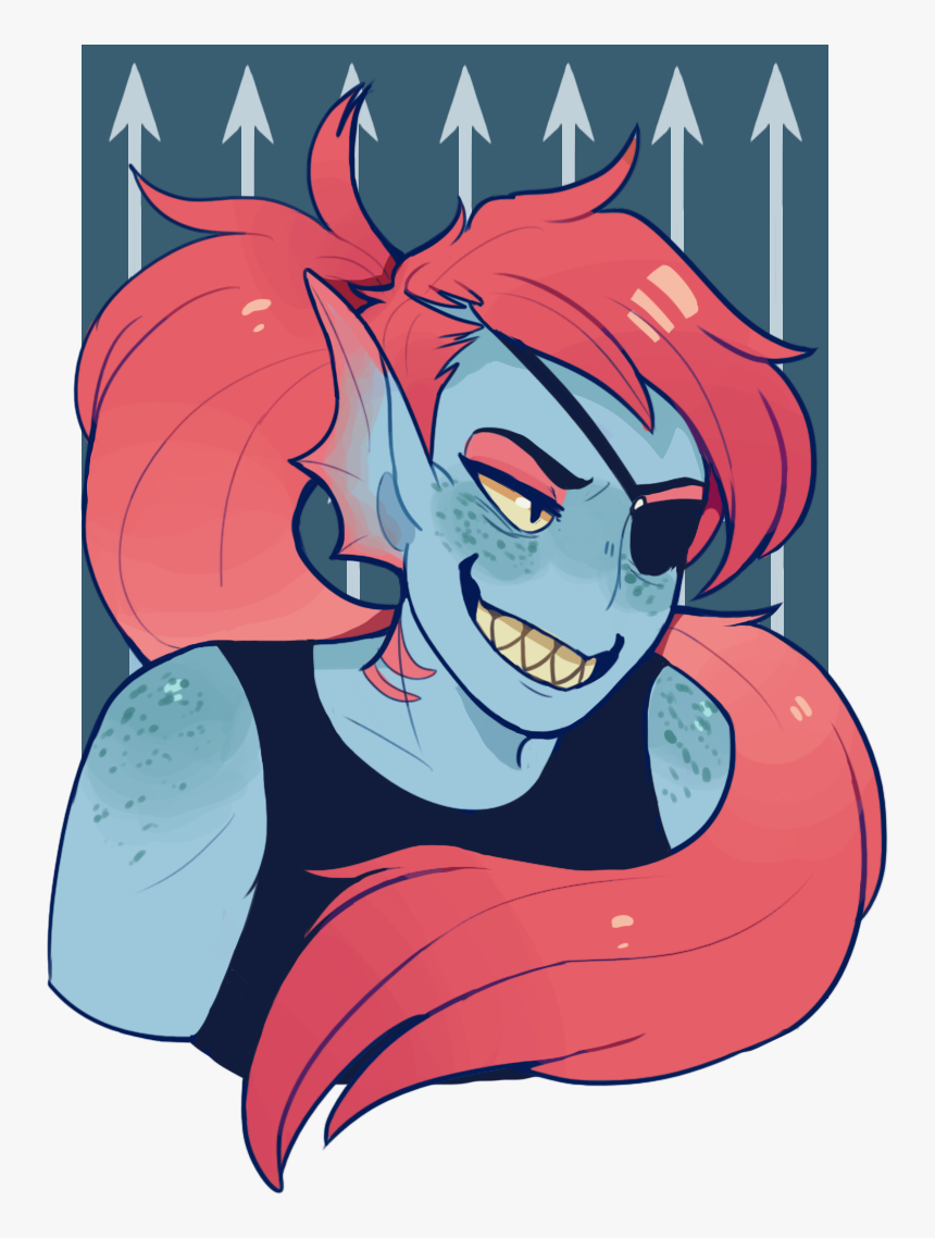 Transparent Undyne Png - Alphys Fanart, Png Download, Free Download