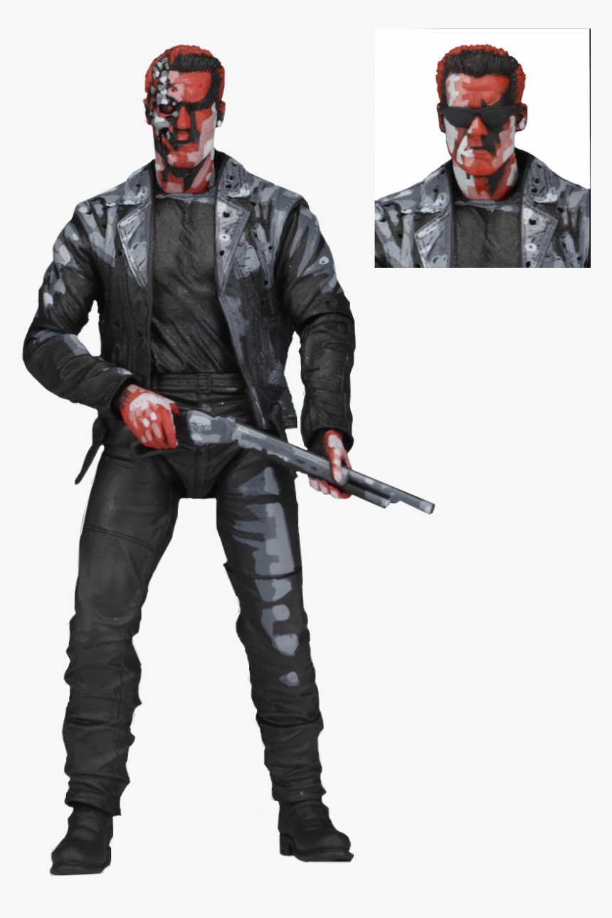 Transparent Terminator Head Png - Figure Terminator T 800, Png Download, Free Download