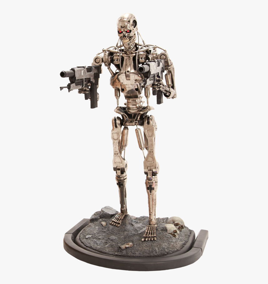 Life Size Terminator Statue, HD Png Download, Free Download