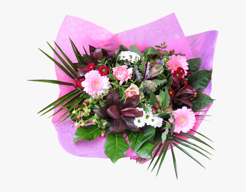Birthday Flowers Bouquet Png, Transparent Png, Free Download