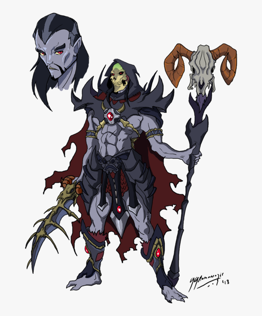 Skeletor Anime Style Redesign By Jazylh-d6bmzho , Png - She Ra Skeletor 2018, Transparent Png, Free Download