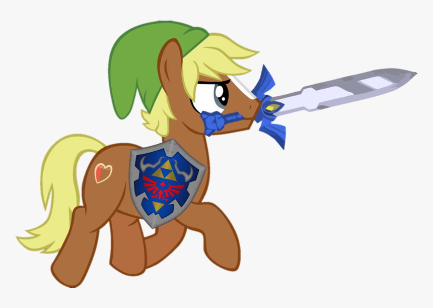 Transparent Hylian Shield Png - Link Pony Mlp, Png Download, Free Download