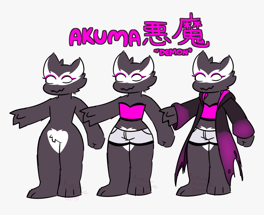 Akuma Ref - Cartoon, HD Png Download, Free Download