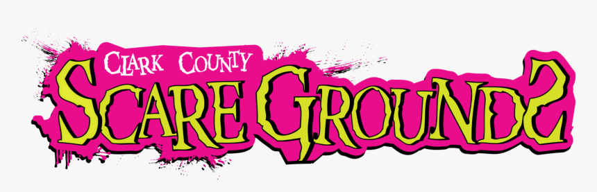 Official Clark County Scaregrounds Haunted House Logo - Graphic Design, HD Png Download, Free Download