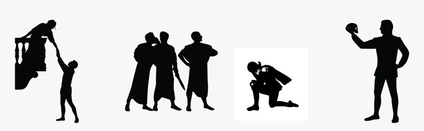 Transparent Shakespeare Png - Romeo And Juliet Silhouette, Png Download, Free Download