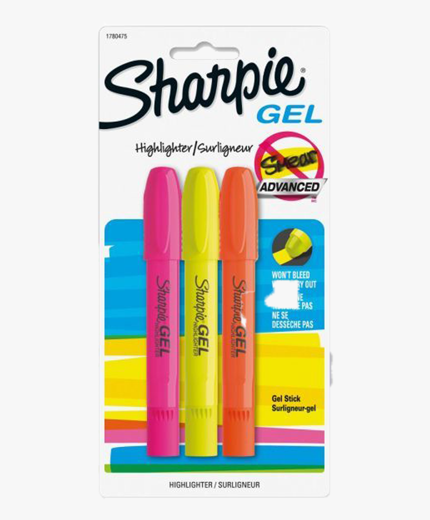 Sharpie Smear Guard Highlighters, HD Png Download, Free Download