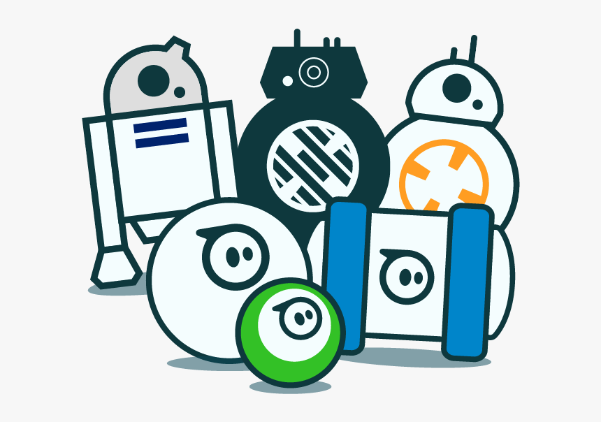 Png Stock Bb8 Clipart Sphero - Dibujos De Robotica Educativa, Transparent Png, Free Download