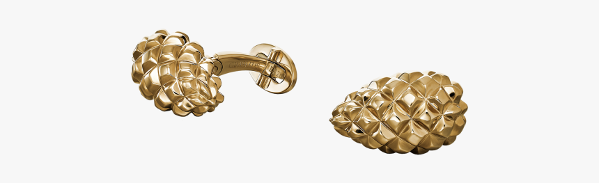 Pine Cone Cufflinks Gold, HD Png Download, Free Download