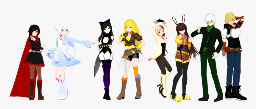 Rwby Anime Characters Hd Png Download Kindpng