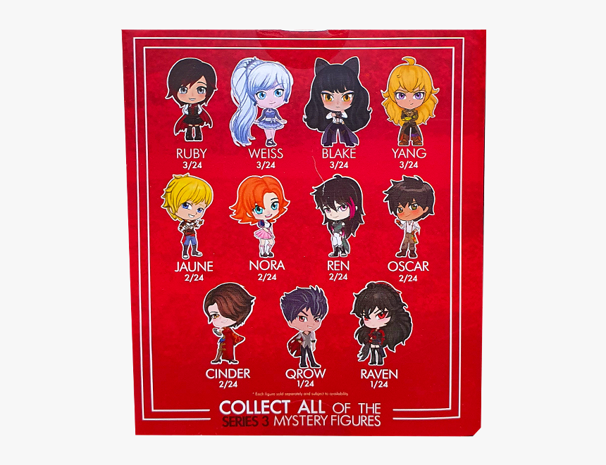 Rwby Blind Box Series 3, HD Png Download, Free Download