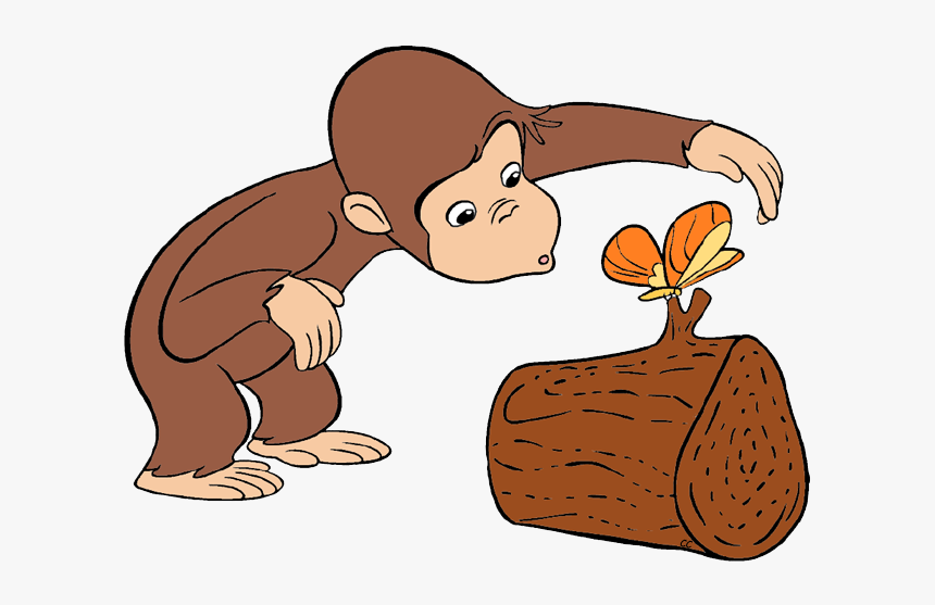 Curious George Being Curious Hd Png Download Kindpng