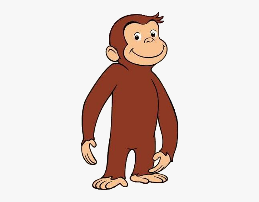 Curious Cartoon Monkey Curious HD Png Download kindpng