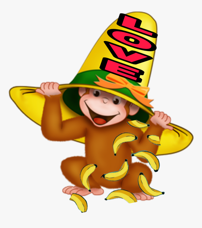 Stickerremix Curiousgeorge Love Bananas Curious George Hd Png Download Kindpng