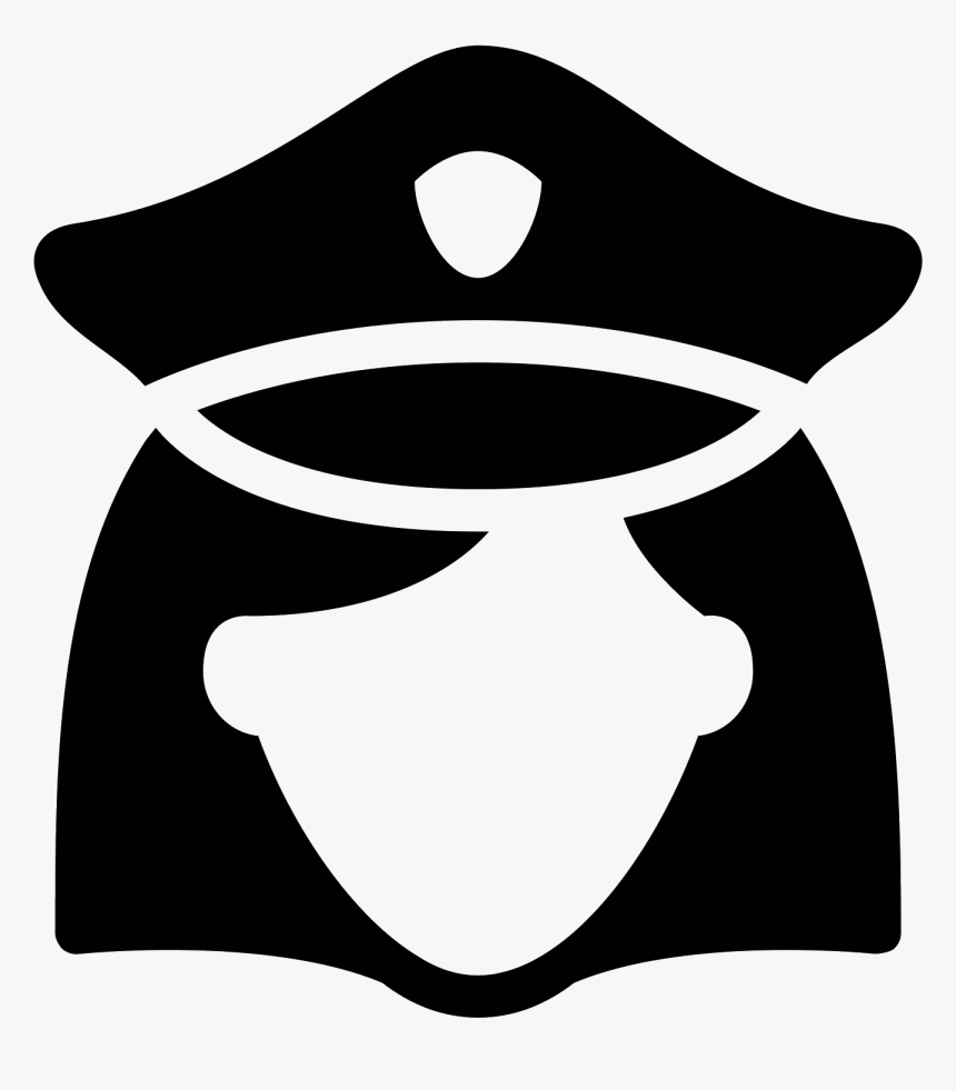 Policeman Female Filled Icon - Emblem, HD Png Download, Free Download