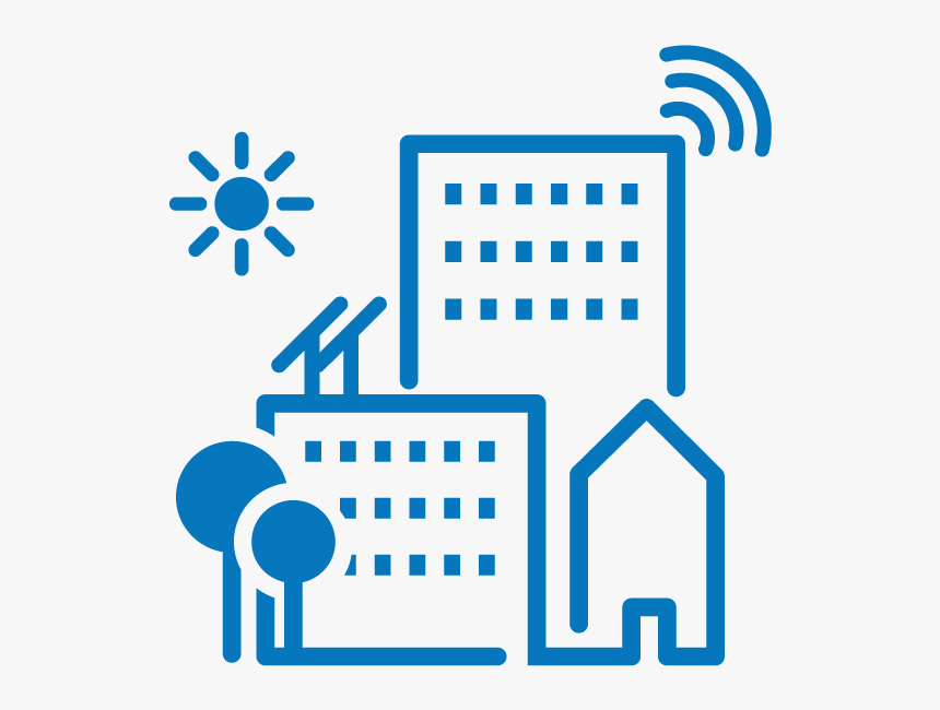 Smart Buildings & Iot - Smart City Icon Png, Transparent Png, Free Download