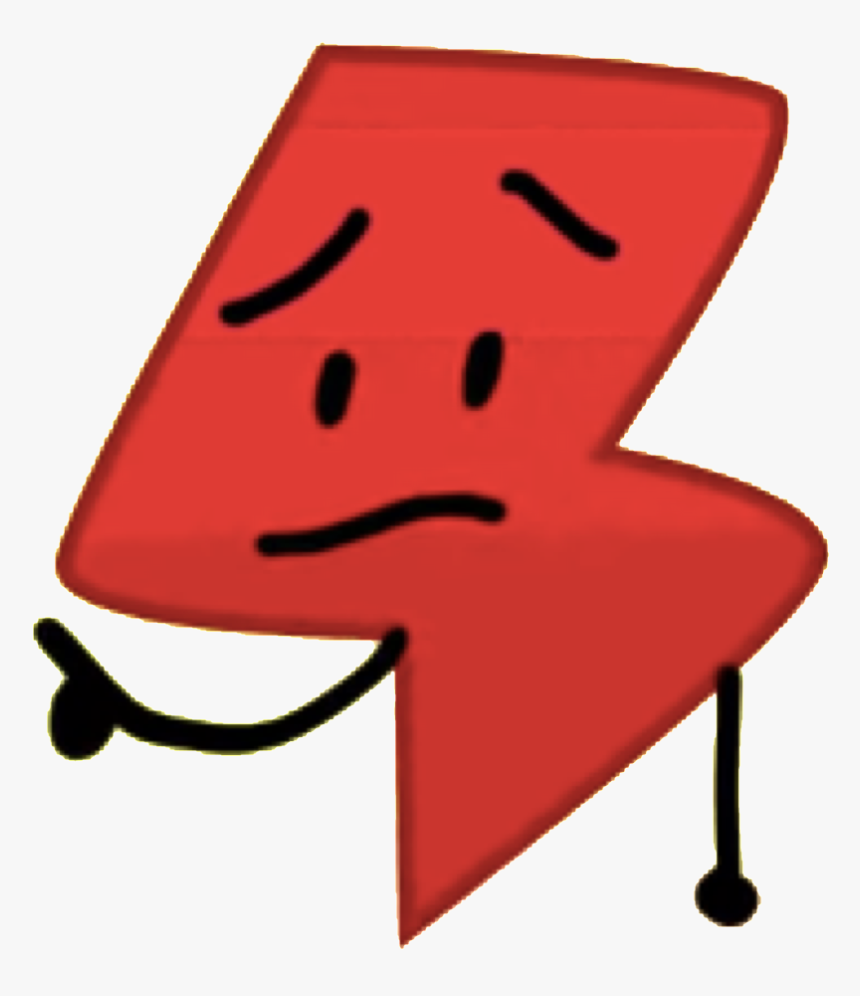 Bfb Red Lightning , Png Download - Chair, Transparent Png, Free Download