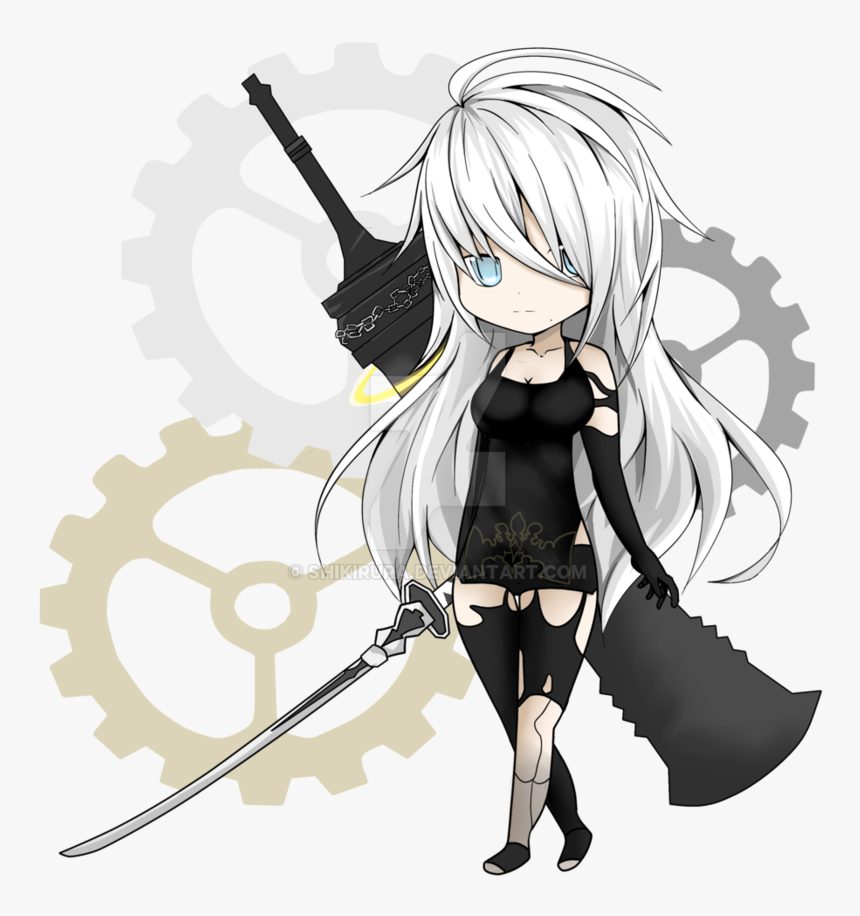 Nier Automata Weapons A2 , Png Download - Nier Automata A2 Transparent, Png Download, Free Download