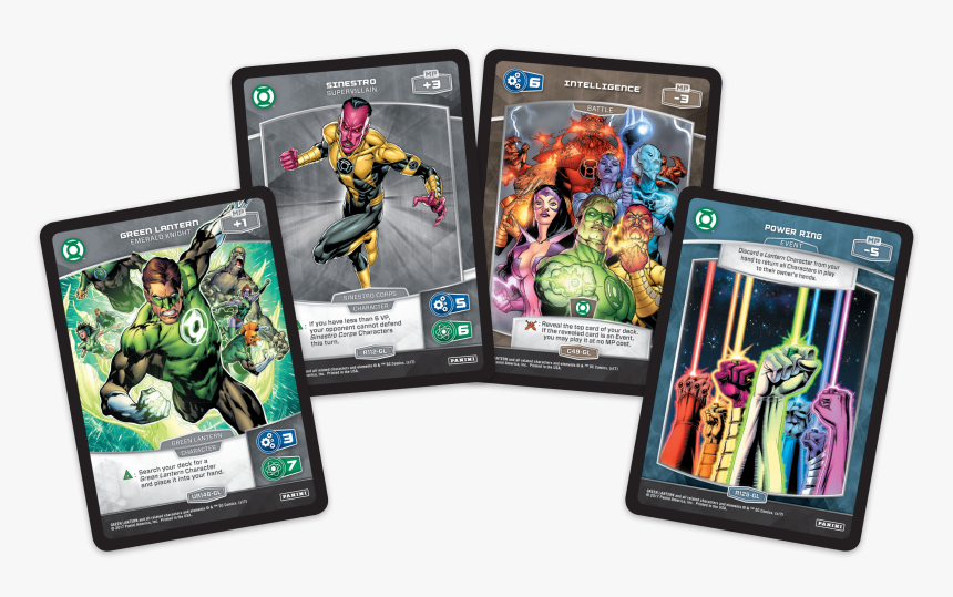 Green Lantern Card Art - Smartphone Card Game Gadgets Png, Transparent Png, Free Download