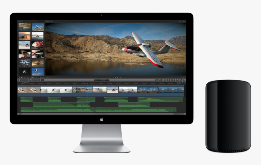 Mac Pro Thunderbolt Display-screen - Final Cut Pro On Mac, HD Png Download, Free Download