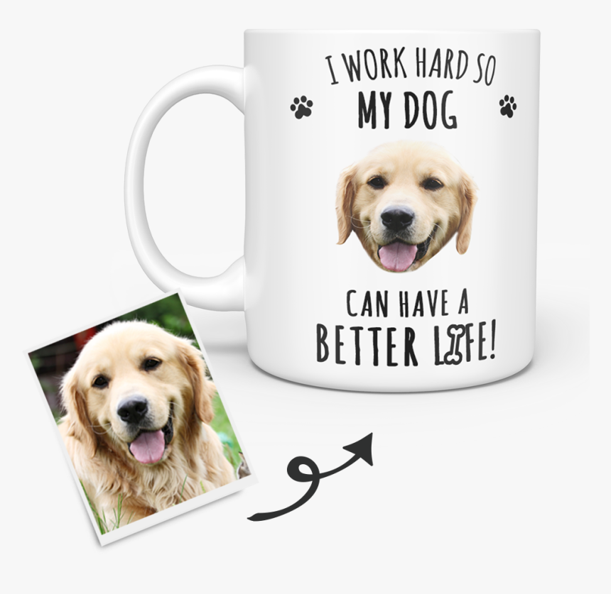 Transparent Dog Face Png - Mug, Png Download, Free Download