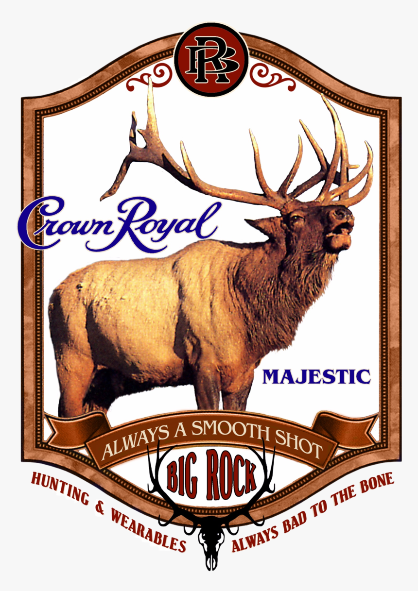 Value Rock Short Sleeve Crown Royal - Elk, HD Png Download, Free Download