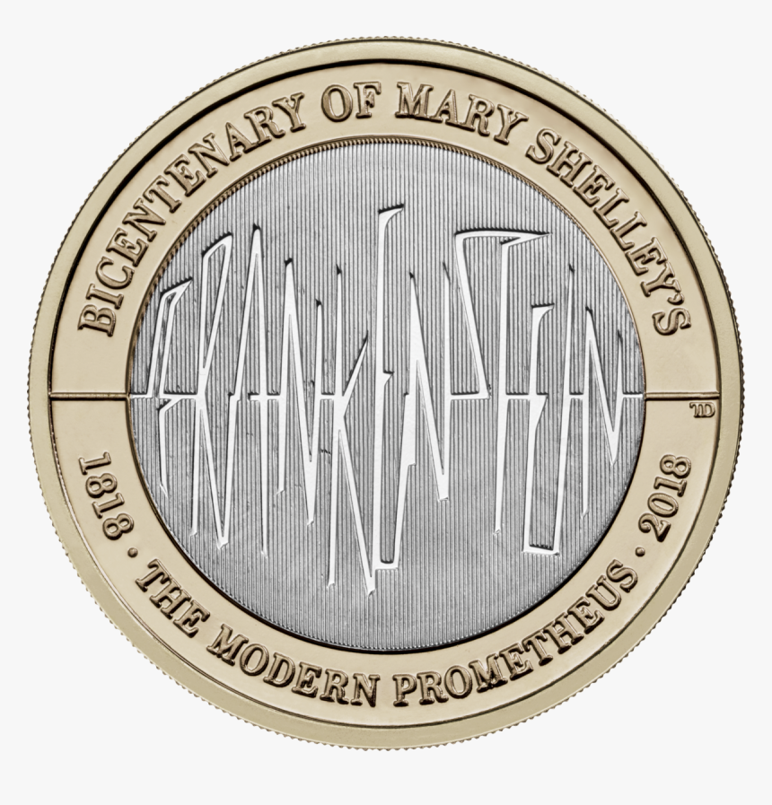 Frankenstein 2 Pound Coin, HD Png Download, Free Download