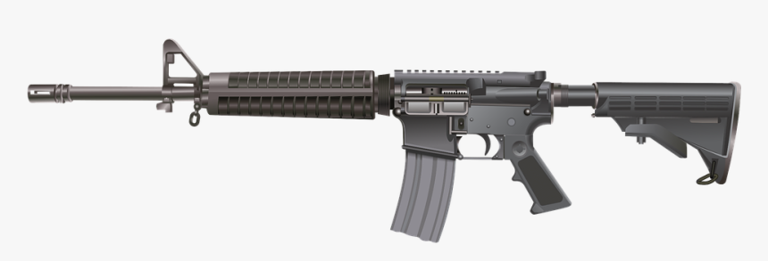 M16, Ar-15, Rifle, Gun, Shoot, Arms, Kill, Firearms - Ar 15 Type Rifle, HD Png Download, Free Download