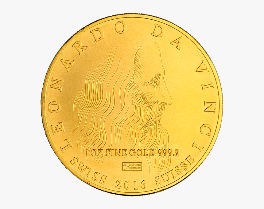 Da Vinci Gold Coin - Coin, HD Png Download, Free Download