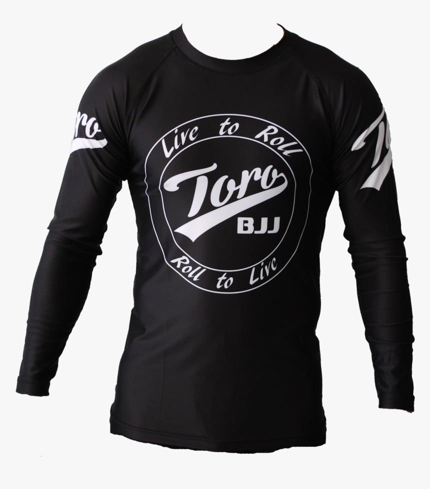 Toro Bjj Fade To Black Rash Guard - Long-sleeved T-shirt, HD Png Download, Free Download