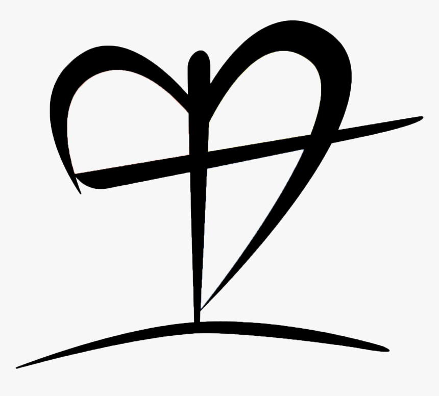 Heart And Cross Png, Transparent Png, Free Download