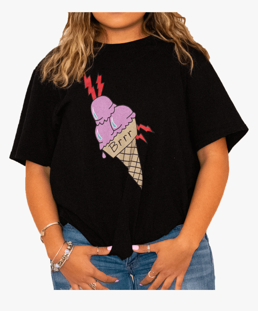 Gucci Mane Ice Cream T-shirt - Ice Cream Cone, HD Png Download - kindpng