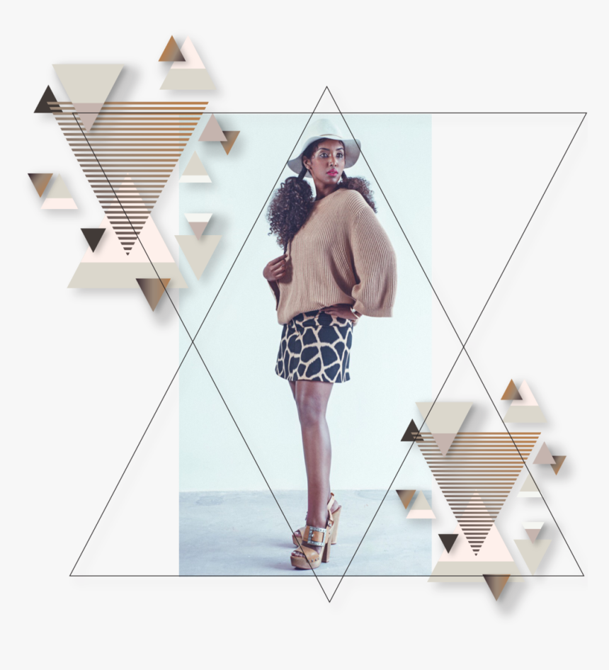 Transparent Runway Model Png - Triangle, Png Download, Free Download