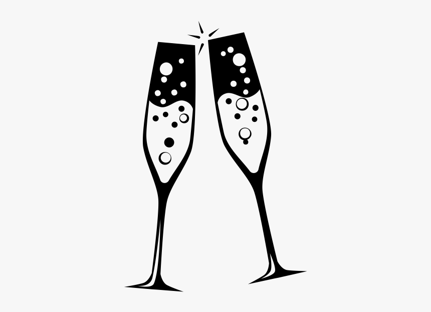 "
 Class="lazyload Lazyload Mirage Cloudzoom Featured - Black And White Champagne Cheers Png, Transparent Png, Free Download