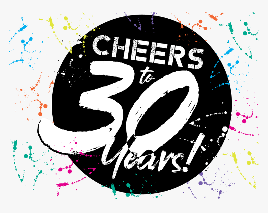 Cheers To 30 Years Png, Transparent Png, Free Download