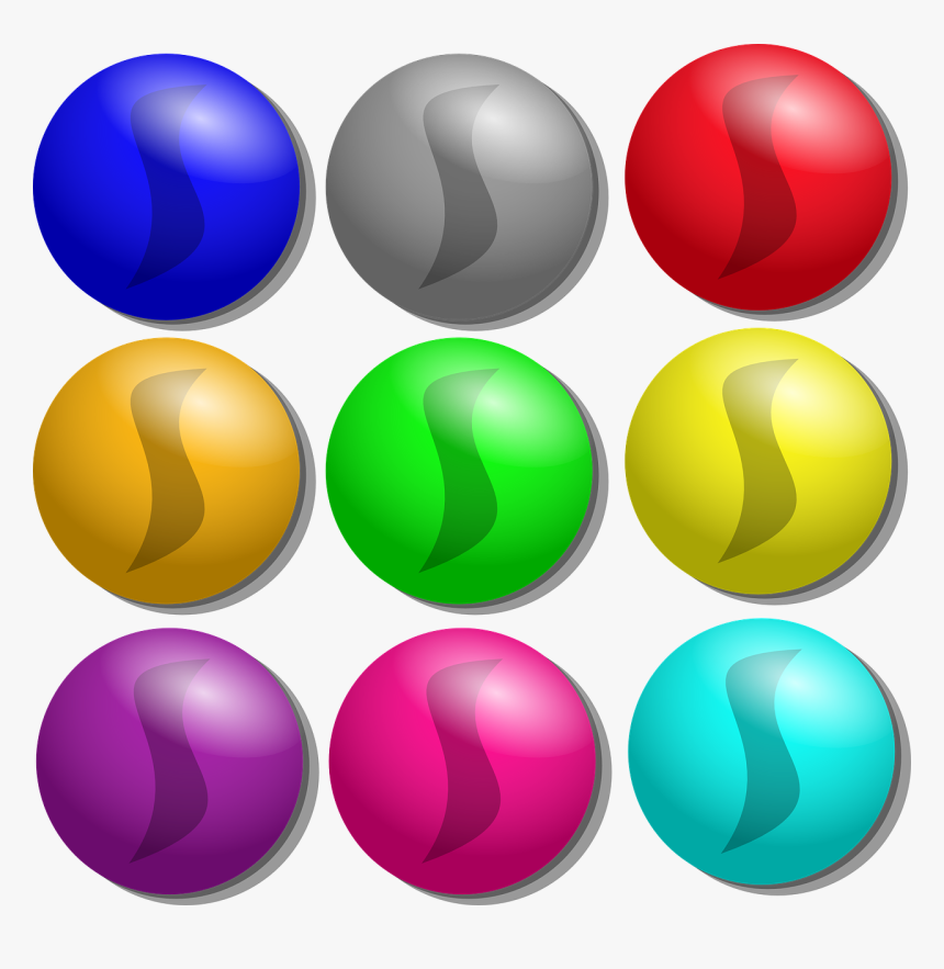 Free Vector Game Marbles Dots Clip Art - Marbles Cartoon, HD Png ...