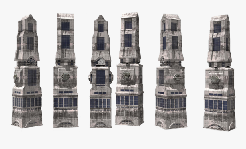 Transparent Totem Pole Clipart - Sci Fi Buildings Png, Png Download, Free Download