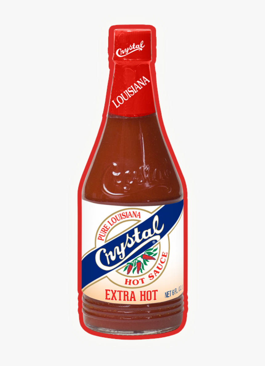 Crystal Extra Hot Sauce 6oz - Crystal Hot Sauce, HD Png Download, Free Download