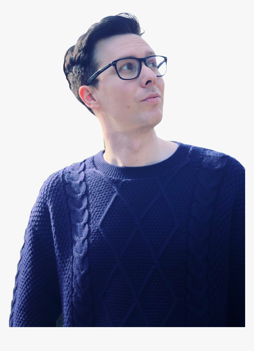 #amazingphil #phillester #phil #freetoedit - Phil Lester With Glasses, HD Png Download, Free Download