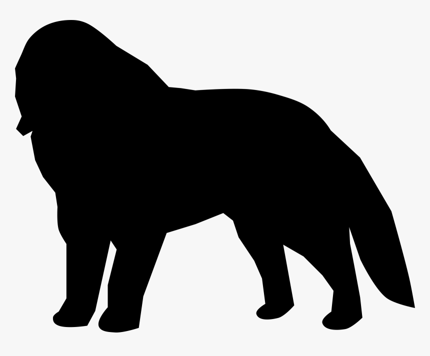 This Free Icons Png Design Of Saint Bernard - Shadow Of Saint Bernard, Transparent Png, Free Download