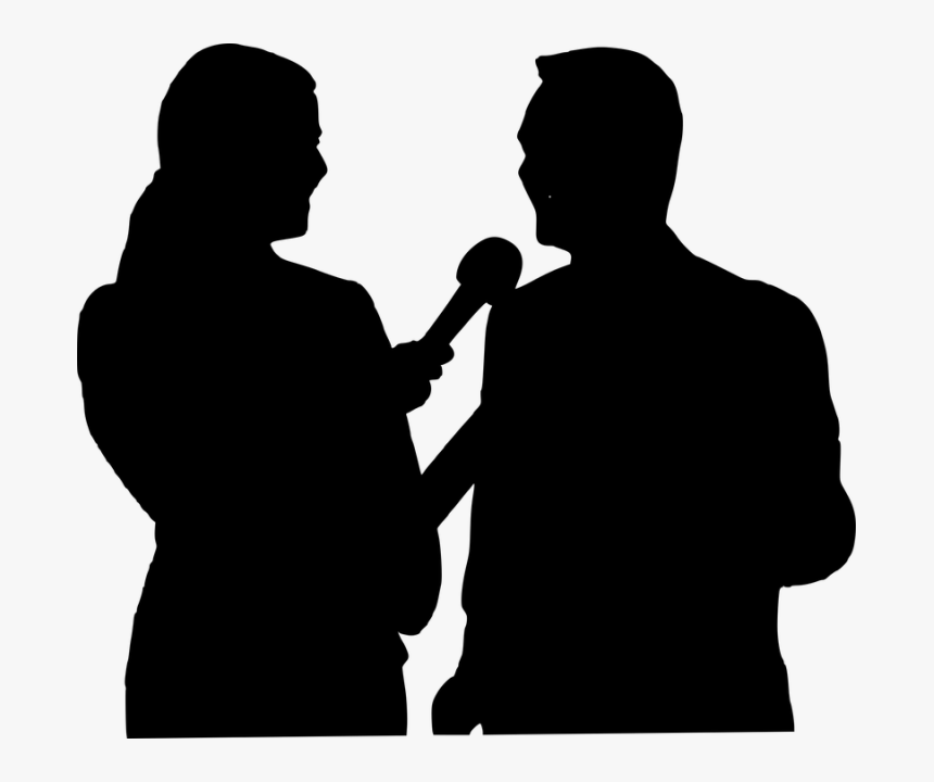 Journalist Silhouette Png, Transparent Png, Free Download