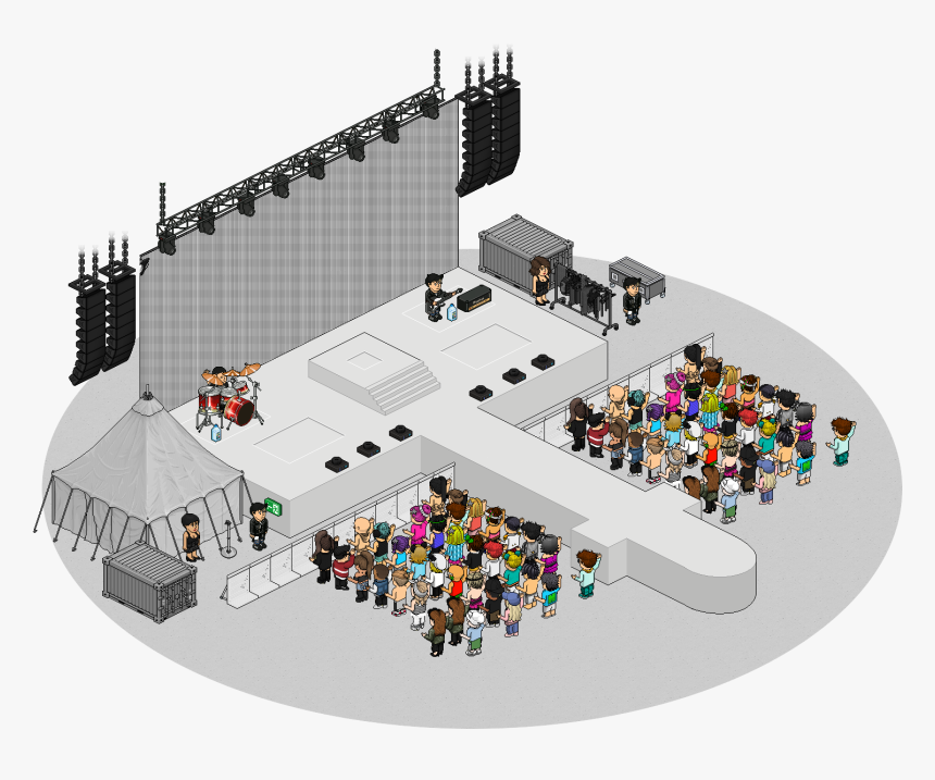 Dangerous Woman Tour Stage - Floor Plan, HD Png Download, Free Download