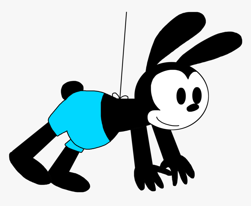 Oswald The Lucky Rabbit Mickey Mouse Minnie Mouse Goofy - Oswald The Lucky Rabbit Humano, HD Png Download, Free Download