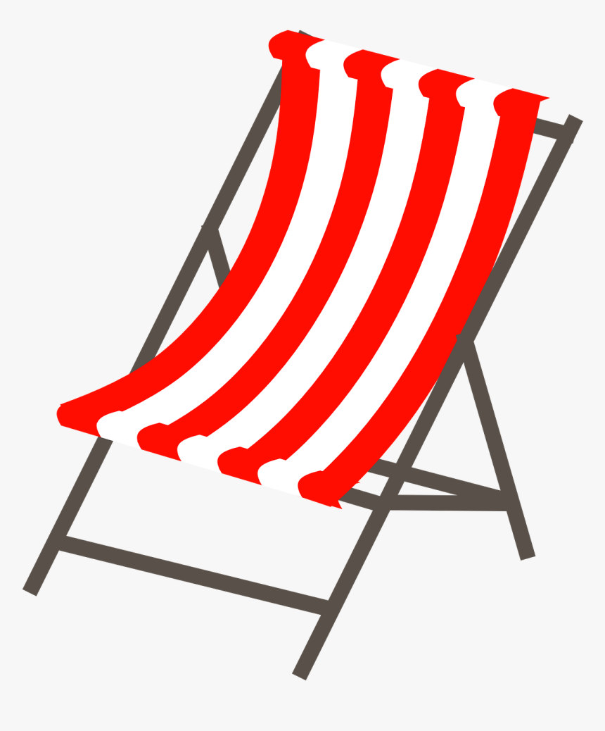 Free Vector Graphic - Cartoon Deck Chair, HD Png Download, Free Download