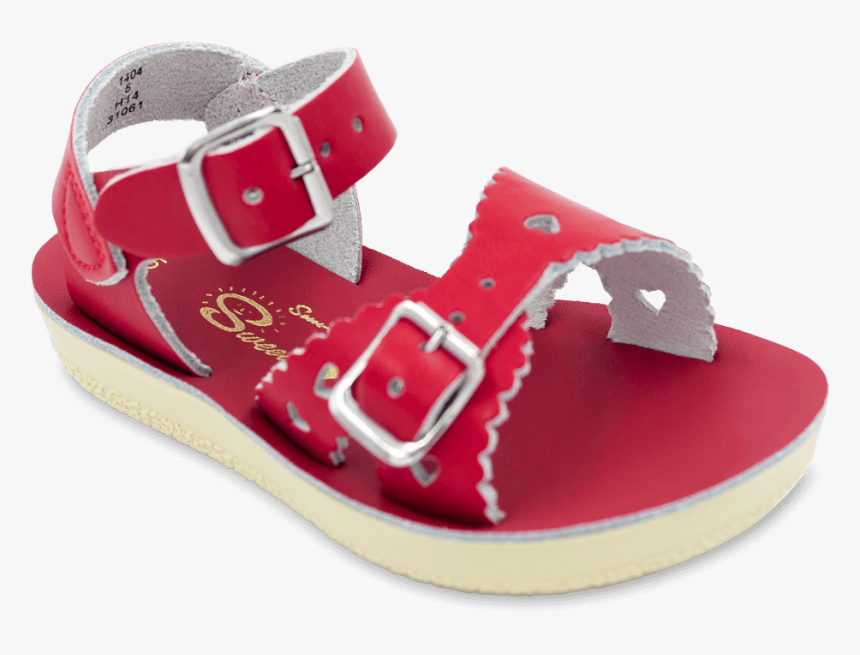 Baby Sized Sweetheart Sandal In Red 
