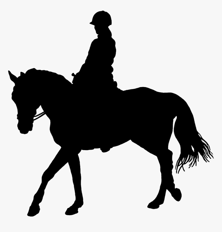 Horse And Rider Silhouette, HD Png Download, Free Download