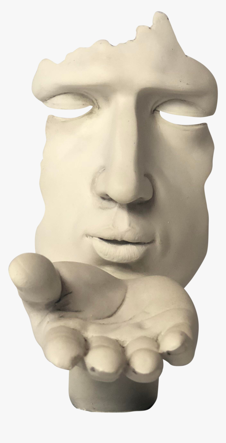 Sculptural Drawing David Statue Face - Sculpture Face Png, Transparent Png, Free Download