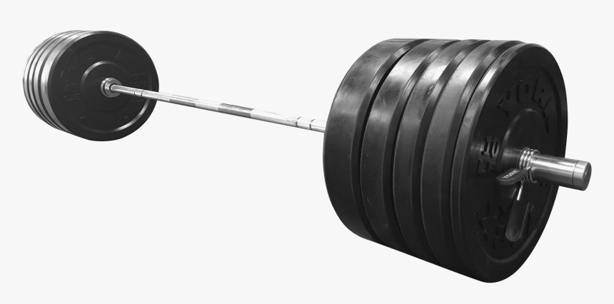 Barbell With Bumper Plates, HD Png Download, Free Download