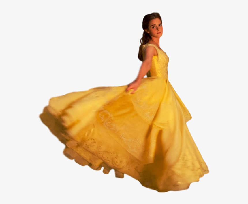 Belle Beast Dress Costume Cosplay Emma Watson Full Body Hd Png Download Kindpng