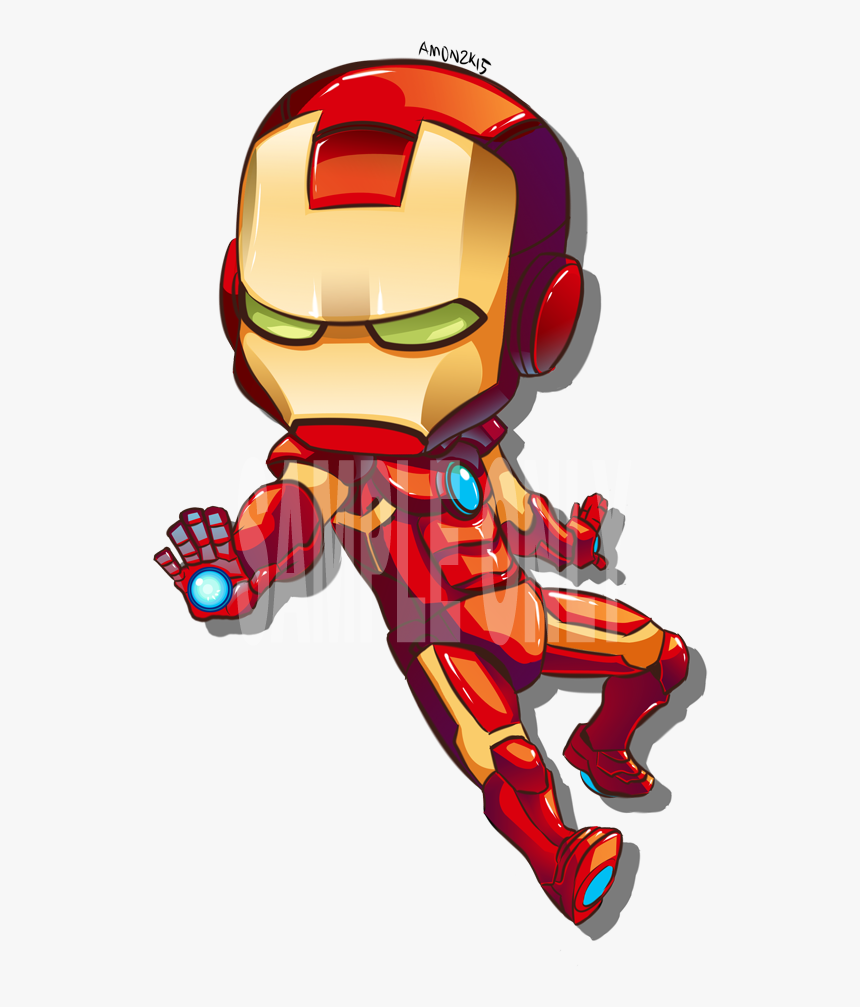 Transparent Iron Man Png Cartoon Iron Man Drawing Png Download