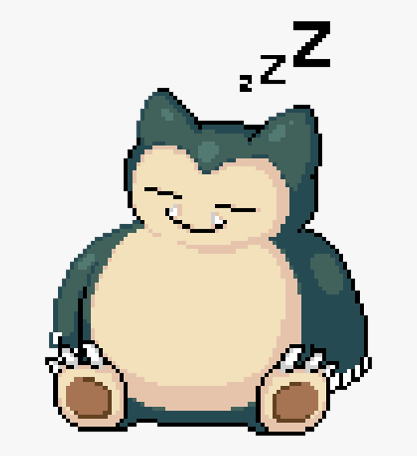 Snorlax Pixel Art Pok Mon Pixel Art Pokemon Snorlax Hd Png Download